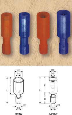 Bullet-shaped Male & Female Full-insualting Joint