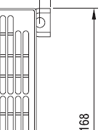 Compact high-performance Fan Heater CR 030 (stationary) Dawing