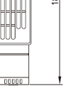 Compact high-performance Fan Heater CS 130 (Semiconductor) Dawing