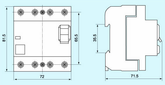 Overall and Mounting Dimensioned Chart