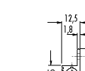 Small semiconductor Heater RC 016 Series Dawing