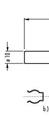 Small semiconductor Heater RCE 016 Series Dawing